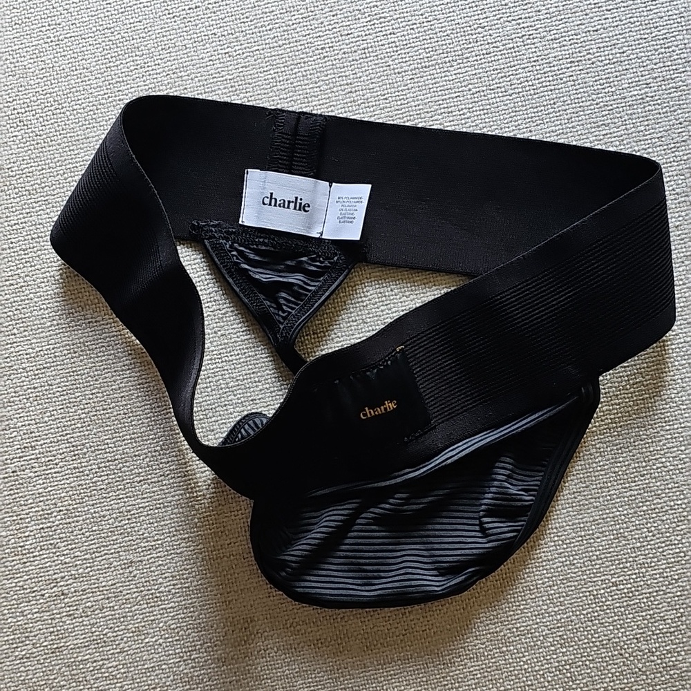 Thong Charlie By Mathew Zink Dark Gray Men's - Picture 4 of 4